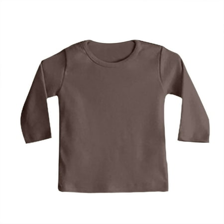 Dr.Eam Big Girls Tees T-Shirts Baby Girls Boys Spring Autumn Solid Long Sleeve T Shirt Undershirt Sleepwear Tops Clothes Classic Tops Casual Soft Everyday Brown 18 M-24 M
Dr.Eam Big Girls Tees T-Shirts Baby Girls Boys Spring Autumn Solid Long Sleeve T Shirt Undershirt Sleepwear Tops Clothes Classic Tops Casual Soft Everyday Brown 18 M-24 M