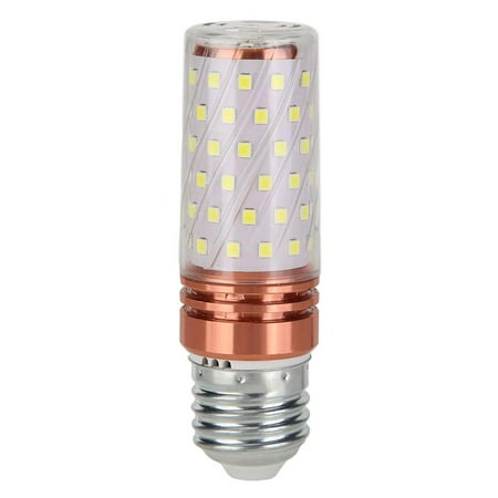 E27 Corn Light 16W 220V LED Indoor Light Bulb No Flicker Lamp (White)