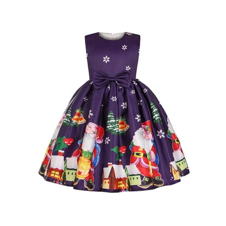 Wodstyle Kids Girls Christmas Printed Princess Bowknot Sleeveless Dress Xmas Evening Party Midi Dresses
Wodstyle Kids Girls Christmas Printed Princess Bowknot Sleeveless Dress Xmas Evening Party Midi Dresses