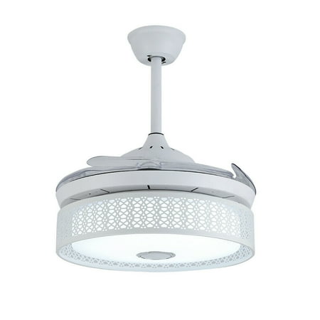 TFCFL 42 Invisible Ceiling Fan Light LED Chandelier Pedant Lamp with Music Bluetooth White
TFCFL 42 Invisible Ceiling Fan Light LED Chandelier Pedant Lamp with Music Bluetooth White