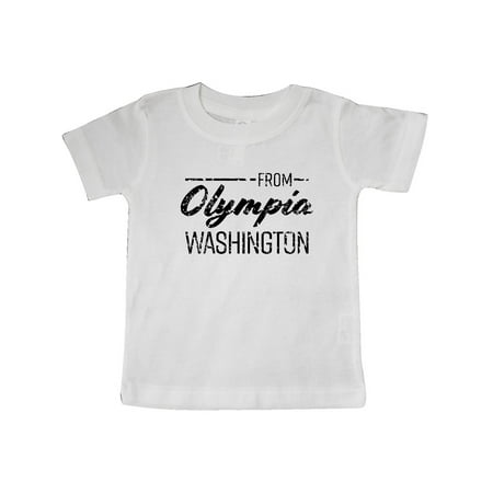 Inktastic From Olympia Washington in Black Distressed Text Gift Baby Boy or Baby Girl T-Shirt
Inktastic From Olympia Washington in Black Distressed Text Gift Baby Boy or Baby Girl T-Shirt