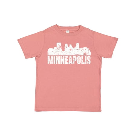 Inktastic Minneapolis Skyline Grunge Gift Toddler Boy or Toddler Girl T-Shirt