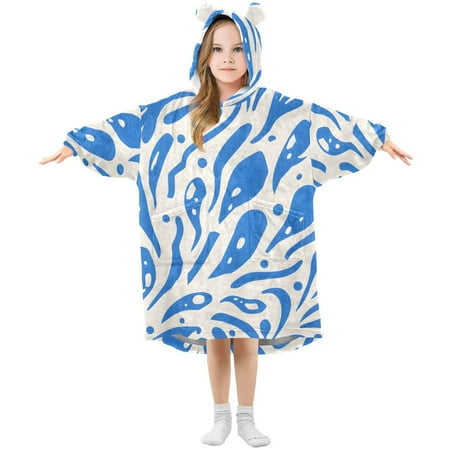 joogoo Wearable Blanket Hoodie for Kids Graffiti Blue Flannel Oversized Sweatshirt 3-14 Years M
joogoo Wearable Blanket Hoodie for Kids Graffiti Blue Flannel Oversized Sweatshirt 3-14 Years M