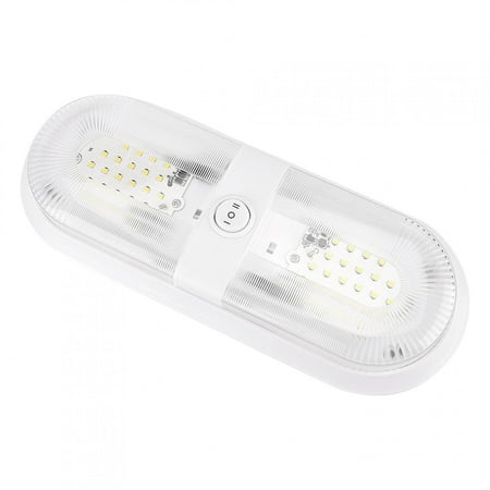 Interior Bulb Auto RV Ceiling Light LED Fixture Double Dome 4500K Camp Trailer Home Lamp
Interior Bulb Auto RV Ceiling Light LED Fixture Double Dome 4500K Camp Trailer Home Lamp