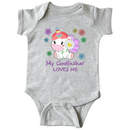 Inktastic My Godfather Loves Me- cute unicorn Gift Baby Boy or Baby Girl Bodysuit
Inktastic My Godfather Loves Me- cute unicorn Gift Baby Boy or Baby Girl Bodysuit
