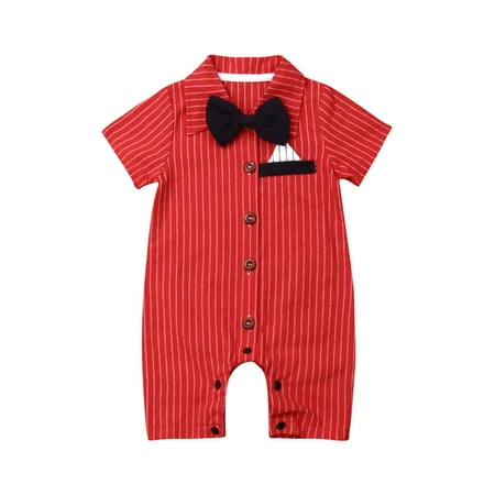 Musuos Baby Boy Short Sleeve Romper Gentlemen Tuxedo Bowtie Jumpsuit Wedding One Piece
Musuos Baby Boy Short Sleeve Romper Gentlemen Tuxedo Bowtie Jumpsuit Wedding One Piece