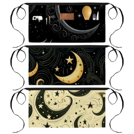 Crescent Sign Custom Work Apron with 3 Pockets Printed Design - Aprons with Pockets for Cooking or Crafting
Crescent Sign Custom Work Apron with 3 Pockets Printed Design - Aprons with Pockets for Cooking or Crafting