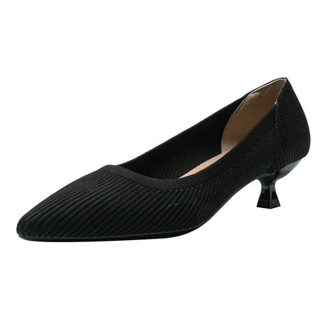Women‘s Breathable Knit Pumps Pointed Toe Solid Color Kitten Heeled High Heels Women‘s Fashion Footwear
Women‘s Breathable Knit Pumps Pointed Toe Solid Color Kitten Heeled High Heels Women‘s Fashion Footwear