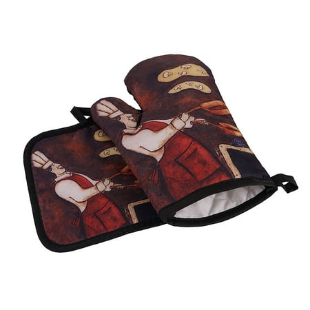 Kitchen Oven Mitts And Pot Holders Sets Heat Resistants Soft Cotton Lining Non-Slip Surface Safes For Baking Cooking BBQ
Kitchen Oven Mitts And Pot Holders Sets Heat Resistants Soft Cotton Lining Non-Slip Surface Safes For Baking Cooking BBQ