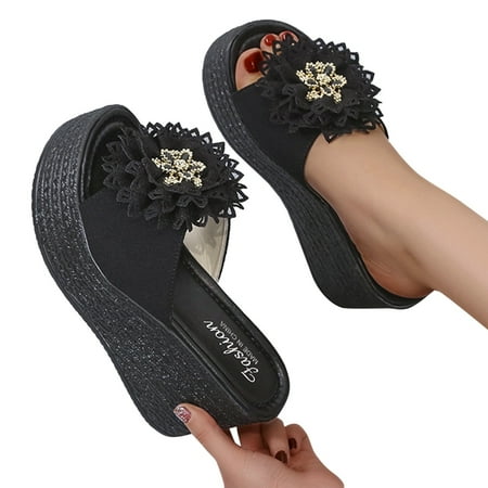 Cathalem Wedge Sandals for Women Size 7 Open Roman Shoes Sandals Fashion Beach Wedges Knot Wedge Dress Shoes for Women Open Toe Black 8
Cathalem Wedge Sandals for Women Size 7 Open Roman Shoes Sandals Fashion Beach Wedges Knot Wedge Dress Shoes for Women Open Toe Black 8