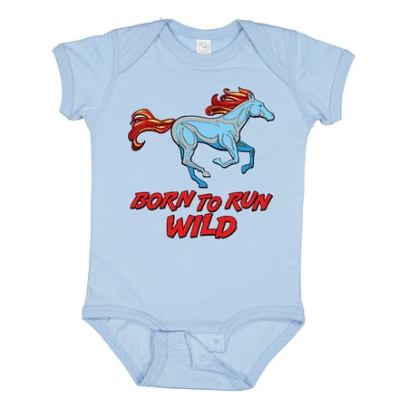 Inktastic Born to Run Wild- Galloping Horse Gift Baby Boy or Baby Girl Bodysuit
Inktastic Born to Run Wild- Galloping Horse Gift Baby Boy or Baby Girl Bodysuit