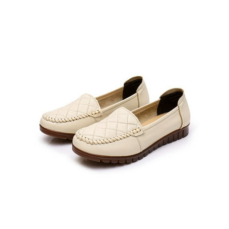 Daeful Women Casual Shoe Slip On Flats Classic Loafers Non-Slip Lightweight Boat Shoes Walking Beige 8
Daeful Women Casual Shoe Slip On Flats Classic Loafers Non-Slip Lightweight Boat Shoes Walking Beige 8