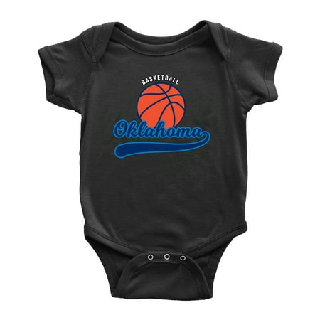 Cute Oklahoma Baby Outfits Basketball Fan Sports Baby Clothes (Black 3-6 Monthes)
Cute Oklahoma Baby Outfits Basketball Fan Sports Baby Clothes (Black 3-6 Monthes)