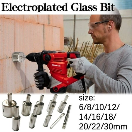 CYMMPU Tools 100 Grits Tile Glass Drill 10Pcs 6-30Mm Diamond Hole Saw Drill Set
CYMMPU Tools 100 Grits Tile Glass Drill 10Pcs 6-30Mm Diamond Hole Saw Drill Set
