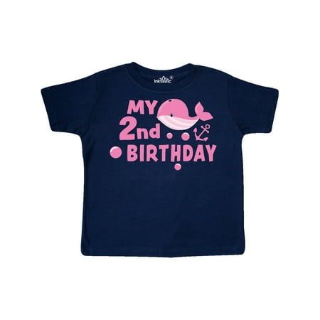 Inktastic Nautical My 2nd Birthday with Pink Whale Gift Toddler Boy or Toddler Girl T-Shirt
Inktastic Nautical My 2nd Birthday with Pink Whale Gift Toddler Boy or Toddler Girl T-Shirt