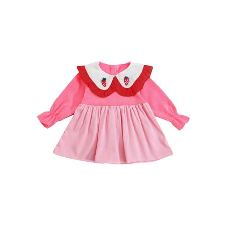 Autumn Toddler Baby Girls Doll collar Long Sleeve Dress A-line Patchwork Dress Princess Outfit
Autumn Toddler Baby Girls Doll collar Long Sleeve Dress A-line Patchwork Dress Princess Outfit
