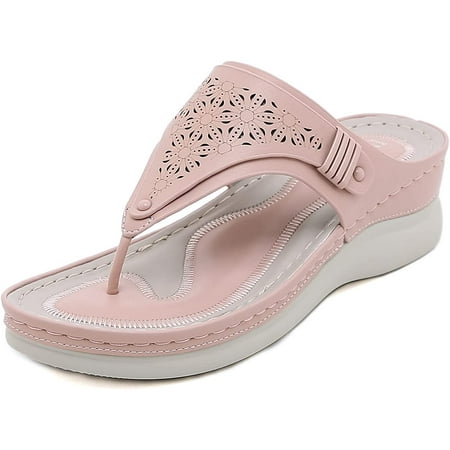 Women s Wedge Flip Flops with Arch Support Comfortable Casual Thong Sandals Platform Outdoor Summer Beach Slippers
Women s Wedge Flip Flops with Arch Support Comfortable Casual Thong Sandals Platform Outdoor Summer Beach Slippers