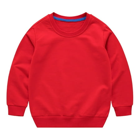 PINQI Children Outerwear 2024 Cute Toddler Boys Girls Solid Color Long Sleeve Round Neck Pullover Sweatshirt Threaded Neckline Tops
PINQI Children Outerwear 2024 Cute Toddler Boys Girls Solid Color Long Sleeve Round Neck Pullover Sweatshirt Threaded Neckline Tops