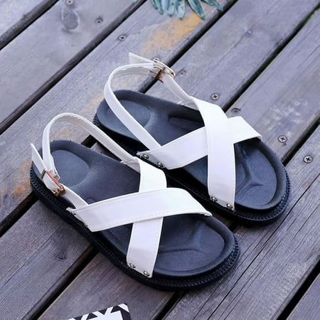 Clearance! Summer Comfortable Women Sandals Fashion All Match Ladies Casual Occasions Soft Pu Leather Flat Female Sandals
Clearance! Summer Comfortable Women Sandals Fashion All Match Ladies Casual Occasions Soft Pu Leather Flat Female Sandals