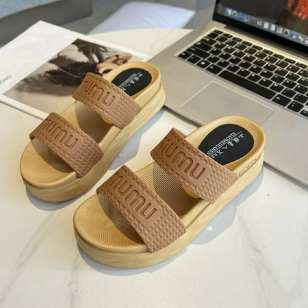 Fairy Style Slippers Women‘s Summer New Arrival Korean Style All-Match Fashionable Platform Cake Bottom Casual Trendy Outdoor One-Shoe Sandals and Slippers
Fairy Style Slippers Women‘s Summer New Arrival Korean Style All-Match Fashionable Platform Cake Bottom Casual Trendy Outdoor One-Shoe Sandals and Slippers