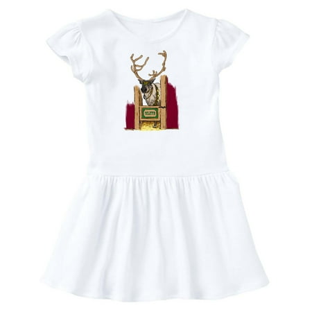 Inktastic Olive the Other Reindeer Gift Toddler Girl Dress