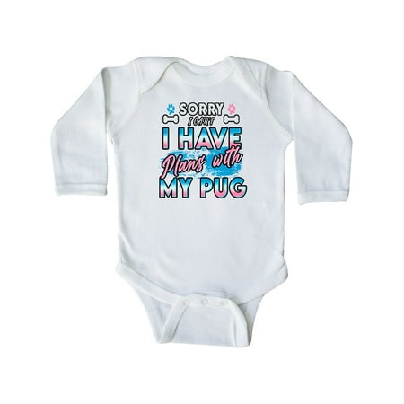 Inktastic Pug Dog Plans With My Pug Gift Baby Boy or Baby Girl Long Sleeve Bodysuit
Inktastic Pug Dog Plans With My Pug Gift Baby Boy or Baby Girl Long Sleeve Bodysuit