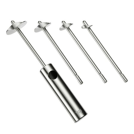 Stainless Steel Fruit and Vegetable Corer | Ultra-Sharp Core Remover Tool with Anti-Slip Handle and Button Design | Multi-Function Corer Pitter with 4 Blades
Stainless Steel Fruit and Vegetable Corer | Ultra-Sharp Core Remover Tool with Anti-Slip Handle and Button Design | Multi-Function Corer Pitter with 4 Blades