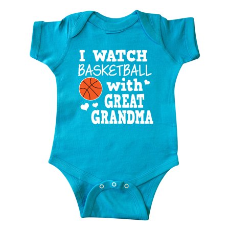 Inktastic I Watch Basketball with Great Grandma Gift Baby Boy Bodysuit 
Inktastic I Watch Basketball with Great Grandma Gift Baby Boy Bodysuit