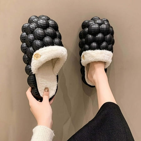 Zedker Slippers For Women Christmas Slippers Lychee Bubble Slippers Slip-On Home Slippers Comfortable Memory Foam Slippers Lychee Cloud Slide Slippers Thick Bottom Slippers Clearance
Zedker Slippers For Women Christmas Slippers Lychee Bubble Slippers Slip-On Home Slippers Comfortable Memory Foam Slippers Lychee Cloud Slide Slippers Thick Bottom Slippers Clearance