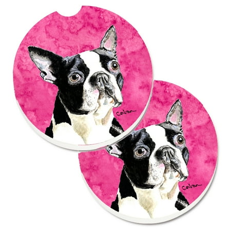 Caroline s Treasures SC9140PKCARC Pink Boston Terrier Set of 2 Cup Holder Car Coasters Large multicolor
Caroline s Treasures SC9140PKCARC Pink Boston Terrier Set of 2 Cup Holder Car Coasters Large multicolor