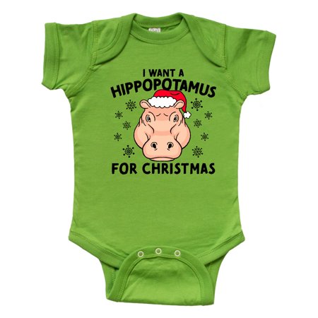 Inktastic I Want a Hippopotamus for Christmas in Santa Hat Gift Baby Boy or Baby Girl Bodysuit
Inktastic I Want a Hippopotamus for Christmas in Santa Hat Gift Baby Boy or Baby Girl Bodysuit