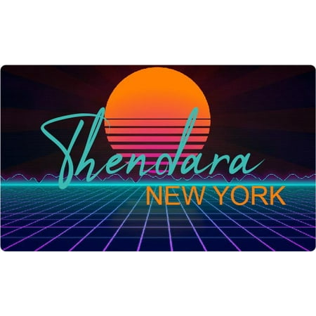 Lakewood Ohio 4 X 2.25-Inch Fridge Magnet Retro Neon Design