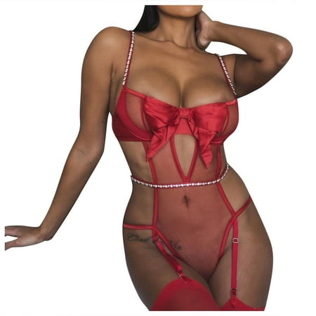 Frehsky lingerie for women Women Christmas Jumpsuits Pajamas Lingerie Sleeveless Underwear Red
Frehsky lingerie for women Women Christmas Jumpsuits Pajamas Lingerie Sleeveless Underwear Red