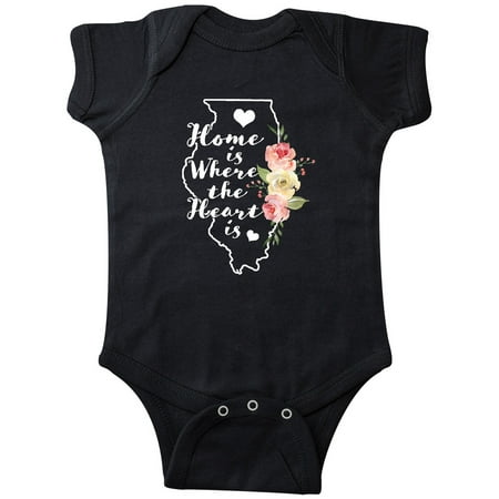 Inktastic Illinois Home is Where the Heart is with Watercolor Floral Gift Baby Boy or Baby Girl Bodysuit
Inktastic Illinois Home is Where the Heart is with Watercolor Floral Gift Baby Boy or Baby Girl Bodysuit