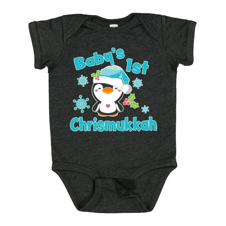 Inktastic Baby s 1st Chrismukkah with Cute Baby Penguin and Snowflakes Gift Baby Boy or Baby Girl Bodysuit
Inktastic Baby s 1st Chrismukkah with Cute Baby Penguin and Snowflakes Gift Baby Boy or Baby Girl Bodysuit