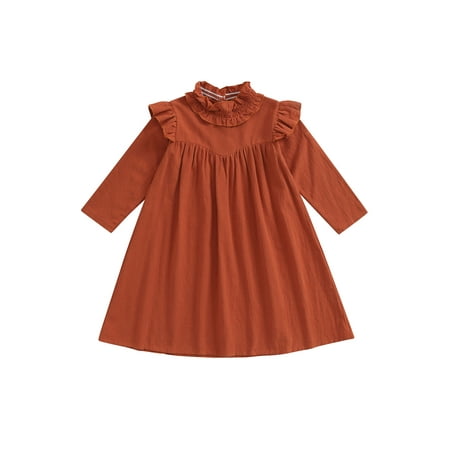 Canrulo Toddler Baby Girls Spring Fall One Piece Dress Ruffle A Line Pleated Dresses Skirts Outfits Caramel 4T
Canrulo Toddler Baby Girls Spring Fall One Piece Dress Ruffle A Line Pleated Dresses Skirts Outfits Caramel 4T