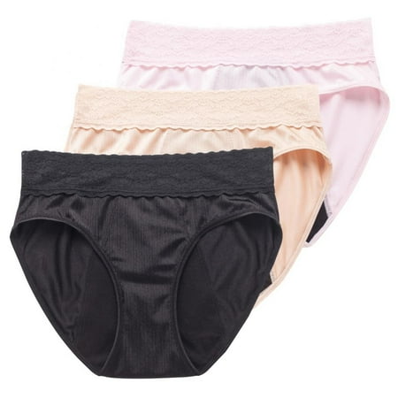Spdoo High Waist Period Underwear Leakproof Menstrual Briefs Pack of 3 Black/Beige/Pink S/4
Spdoo High Waist Period Underwear Leakproof Menstrual Briefs Pack of 3 Black/Beige/Pink S/4
