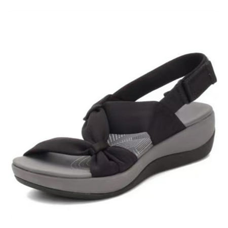 Women s Sandals Size 8 Trifle Bottom Roman Sandals For Wife Black 41