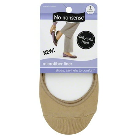 No Nonsense Microfiber Liners Nude Size 4-10 High
