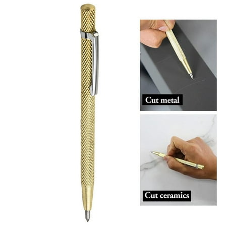Goodhd Tungsten Carbide Tip Scriber Pen Marking Engraving Pen for Ceramic Wood Carving