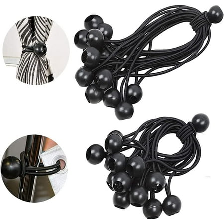 Bungees with Ball Pack of 50 Tarpaulin Tensioners with Ball 12 cm Rubber Tensioners Tent Rubber Loops for Tarpaulin Tent Banner Net
Bungees with Ball Pack of 50 Tarpaulin Tensioners with Ball 12 cm Rubber Tensioners Tent Rubber Loops for Tarpaulin Tent Banner Net