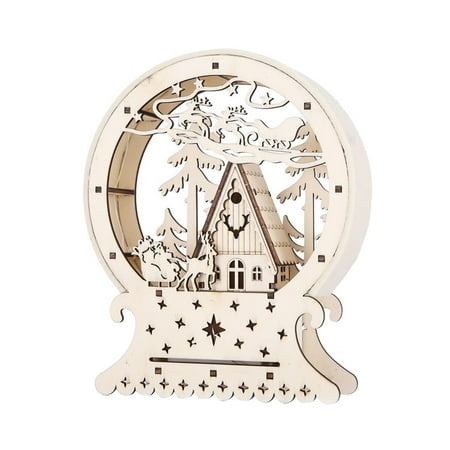 NUOLUX Christmas LED Pendant Wooden Lighted Cabin House for Xmas New Year Decoration
NUOLUX Christmas LED Pendant Wooden Lighted Cabin House for Xmas New Year Decoration