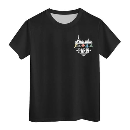 Tops for Girls Short Sleeve Shirts Summer Crewneck Letter Print Round Neck Tops for Teens
Tops for Girls Short Sleeve Shirts Summer Crewneck Letter Print Round Neck Tops for Teens