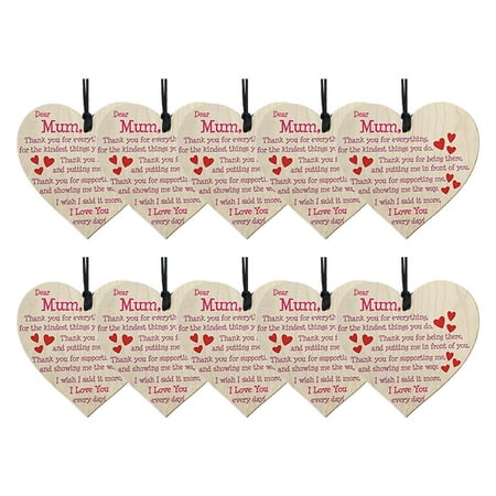 VerPetridure Mother S Day Pendant 10Pcs New Mother s Day Decorations Wooden Love Pendant The Best-Gift for Mother
VerPetridure Mother S Day Pendant 10Pcs New Mother s Day Decorations Wooden Love Pendant The Best-Gift for Mother