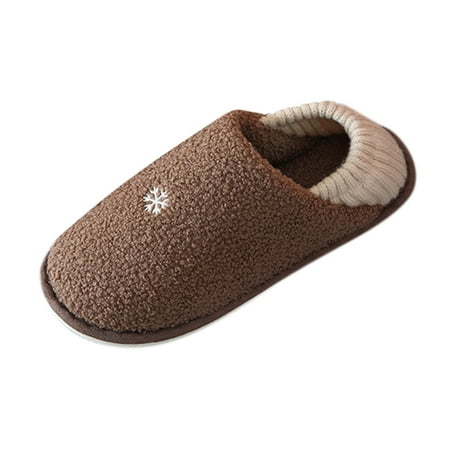 Xutthjh Men Winter Snowflake Christmas Indoor Home Furnished Warm Non-Slip Cotton Slippers
Xutthjh Men Winter Snowflake Christmas Indoor Home Furnished Warm Non-Slip Cotton Slippers