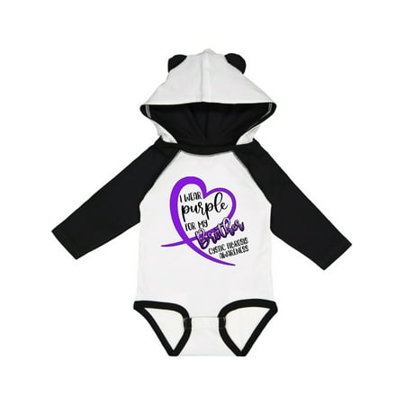 Inktastic I Wear Purple for my Brother- Cystic Fibrosis Awareness Gift Baby Boy or Baby Girl Long Sleeve Bodysuit
Inktastic I Wear Purple for my Brother- Cystic Fibrosis Awareness Gift Baby Boy or Baby Girl Long Sleeve Bodysuit