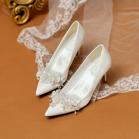 Wedding Shoes Women‘s Wedding Dress White High Heels Wine Red Xiuhe Bride Shoes Medium Heel Large Single-layer Shoes
Wedding Shoes Women‘s Wedding Dress White High Heels Wine Red Xiuhe Bride Shoes Medium Heel Large Single-layer Shoes