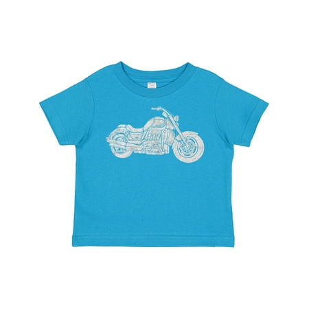 Inktastic Distressed Motorcycle Gift Toddler Boy or Toddler Girl T-Shirt