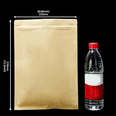 50pcs Flat Kraft Paper Bag Zip-lock Bag Facial Mask Powder Coffee Tea Cake Trial Packing Sealed Mouth Bag
50pcs Flat Kraft Paper Bag Zip-lock Bag Facial Mask Powder Coffee Tea Cake Trial Packing Sealed Mouth Bag