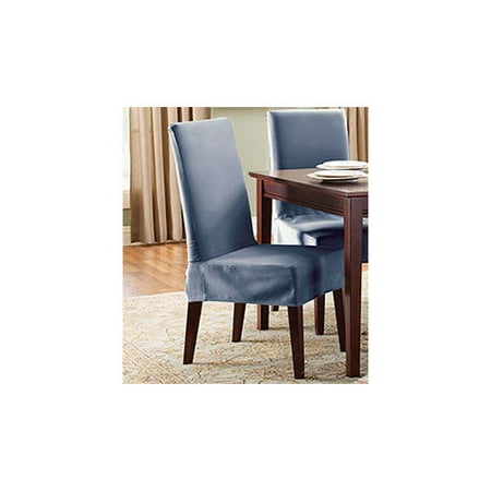 Sure Fit Cotton Duck Shorty Dining Room Chair Cover Sure Fit Cotton Duck Shorty Dining Room Chair Cover
